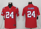 Women Nike New England Patriots 24 Gilmore Red Vapor Untouchable Limited Jersey,baseball caps,new era cap wholesale,wholesale hats